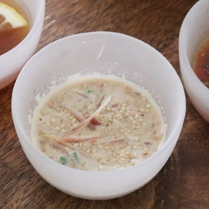 万能素麺だれ ピリ辛豆乳胡麻だれ レシピ 作り方 By 楽天出店店舗 アンジェ Web Shop 楽天レシピ 万能素麺だれ ピリ辛豆乳胡麻だれ レシピ 作り方 By 楽天出店店舗 アンジェ Web Shop 楽天レシピ